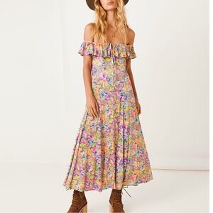 Spell Dolly off the shoulder dress (Medium)